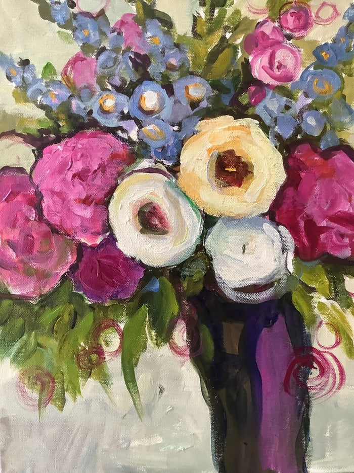 Jolie Fleurs Vll 12 x 14