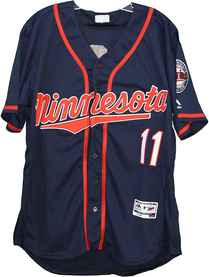 Jorge Polanco Minnesota Twins Signed Autographed Blue #11 Jersey JSA COA