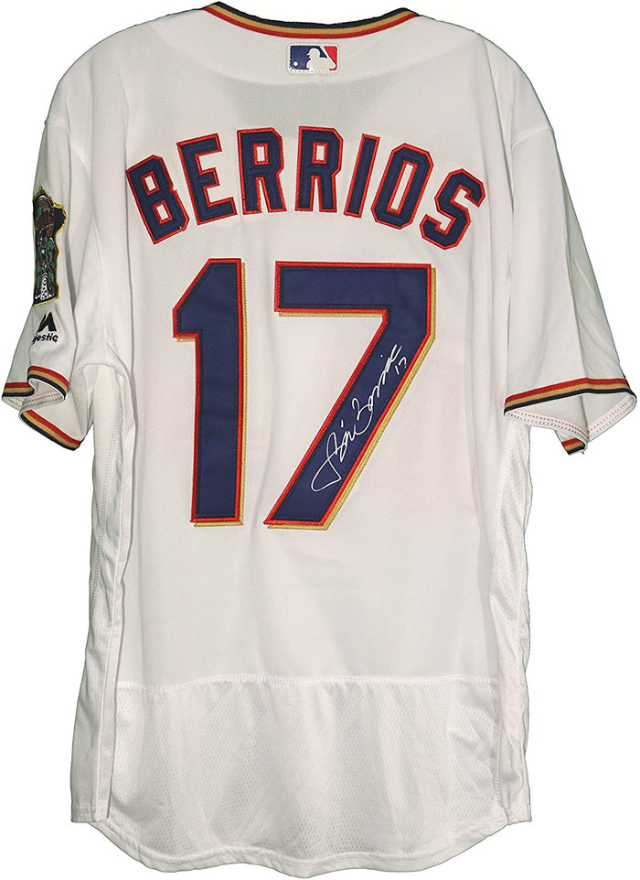 Jose Berrios Minnesota Twins Signed Autographed White #17 Jersey JSA COA