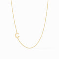 Julie Vos Gold Initial Delicate Necklace