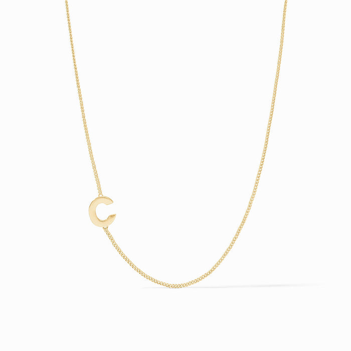 Julie Vos Gold Initial Delicate Necklace
