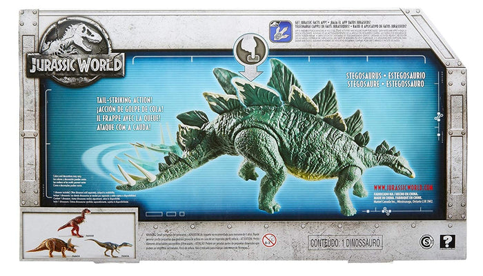Jurassic World Action Attack Stegosaurus Figure