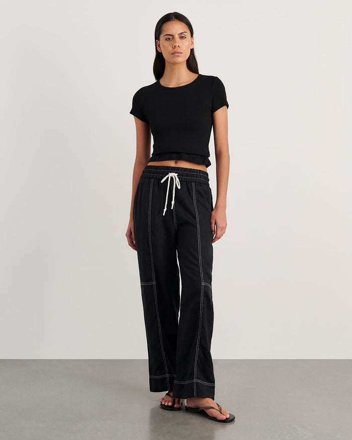 JAG kate baby tee black