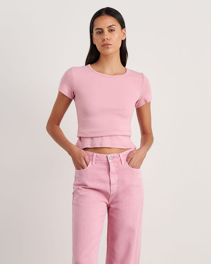 JAG kate baby tee pink