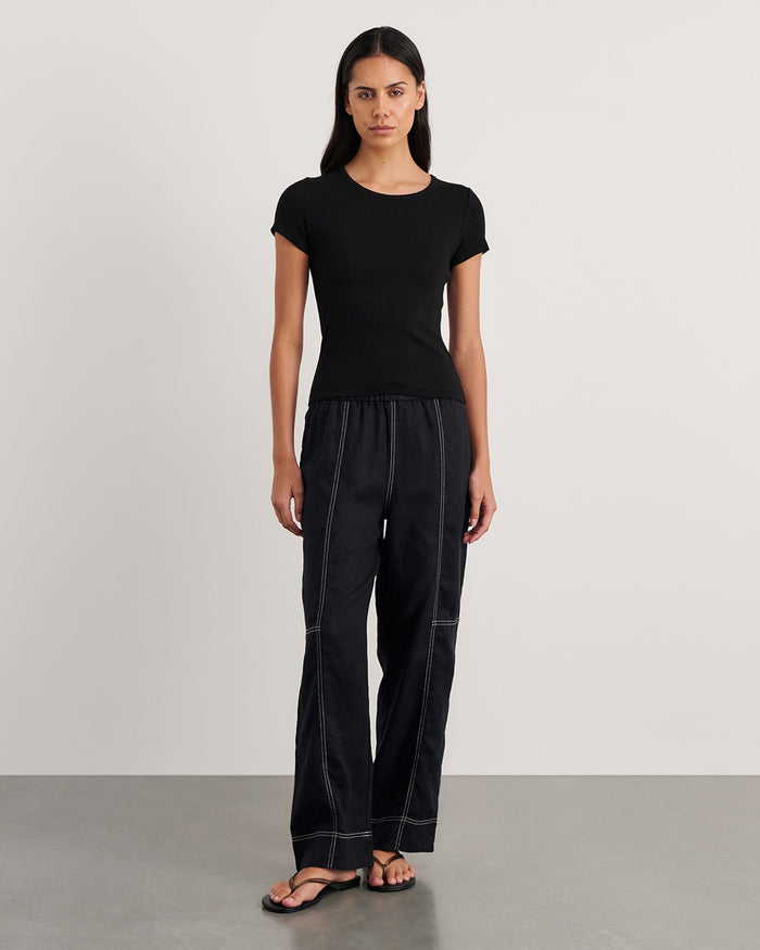 JAG kate baby tee black
