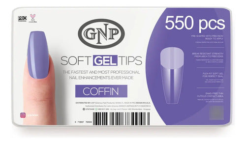 Kit De Soft Gel Tips Gnp Con Pegamento, Primers Y Limas
