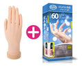 Kit De Uñas En Gel Gnp Y Mano De Practica Profesional Transparente