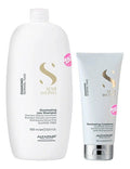 Kit Shampoo 1000ml Y Acondicionador 200ml Alfaparf Diamond