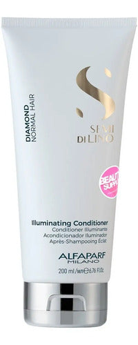 Kit Shampoo Y Acondicionador Alfaparf Semi Di Lino Diamond