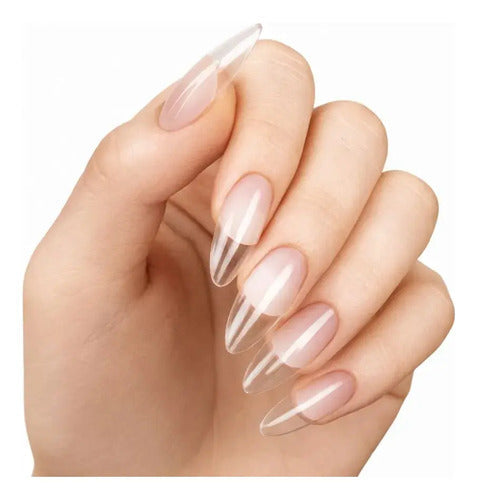 Kit Soft Gel Tips Gnp Con Pegamento, Bond Y Nail Prep