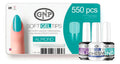 Kit Soft Gel Tips Gnp Con Pegamento, Bond Y Nail Prep
