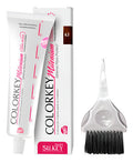 Kit Tinta Silkey Colorkey Milenium 120g + Pincel De Tinta