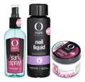 Kit Uñas Acrilico Organic, Monomero De 120ml Y Sani Spray