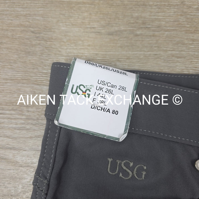KL Select USG Ava Silicone Full Seat Breeches, Women's Size 28 L