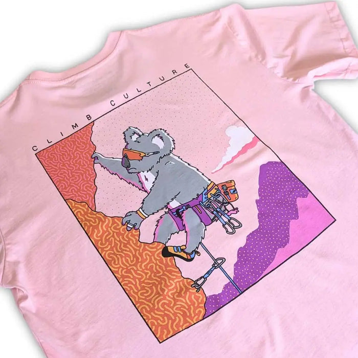 Climb Culture Koala Climber Unisex Tee Clothing - Shirts and Tees - Lifestyle and Travel  Mountain Equipment