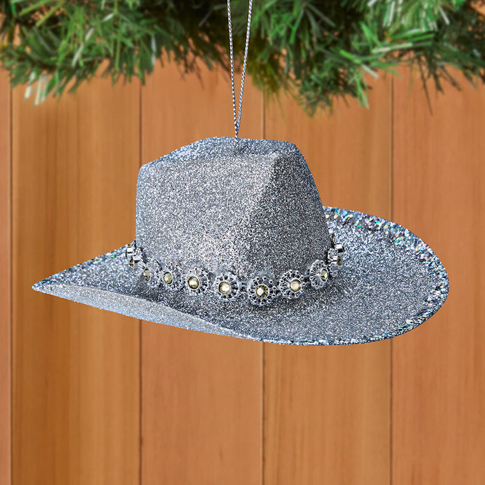Kurt Adler Ornament, Cowgirl Hat