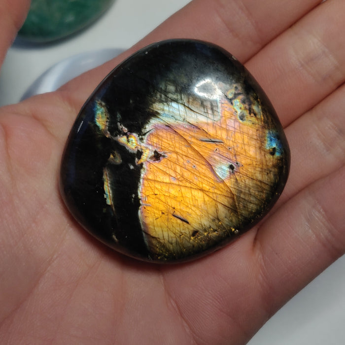 Labradorite Palm Stone (#73H) - Simply Affinity