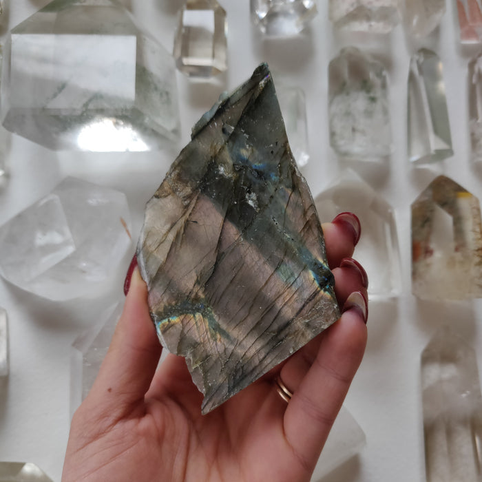 Labradorite Slab - Self Standing (#32) - Simply Affinity