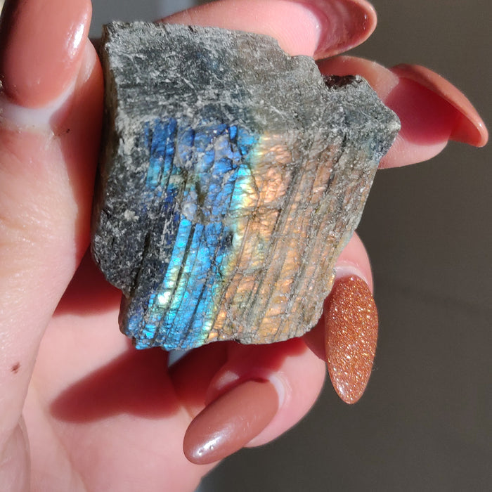 Labradorite Slab - Self Standing (#38) - Simply Affinity