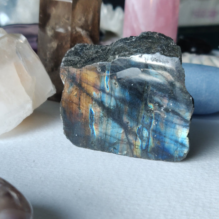 Labradorite Slab - Self Standing (#43) - Simply Affinity