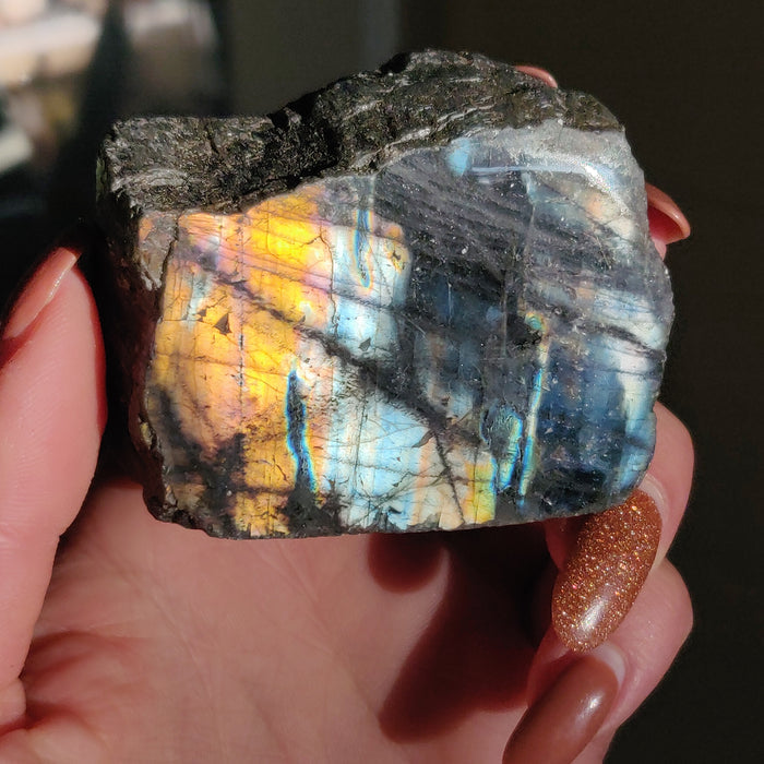 Labradorite Slab - Self Standing (#43) - Simply Affinity