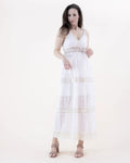 Lace & Crochet Maxi Dress/Cover Up by Original USA