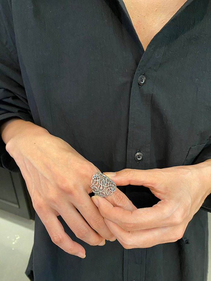 Lacy Snake Ring