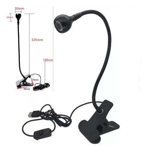 Lámpara Usb Gnp Flex Ideal Soft Gel O Esmaltado