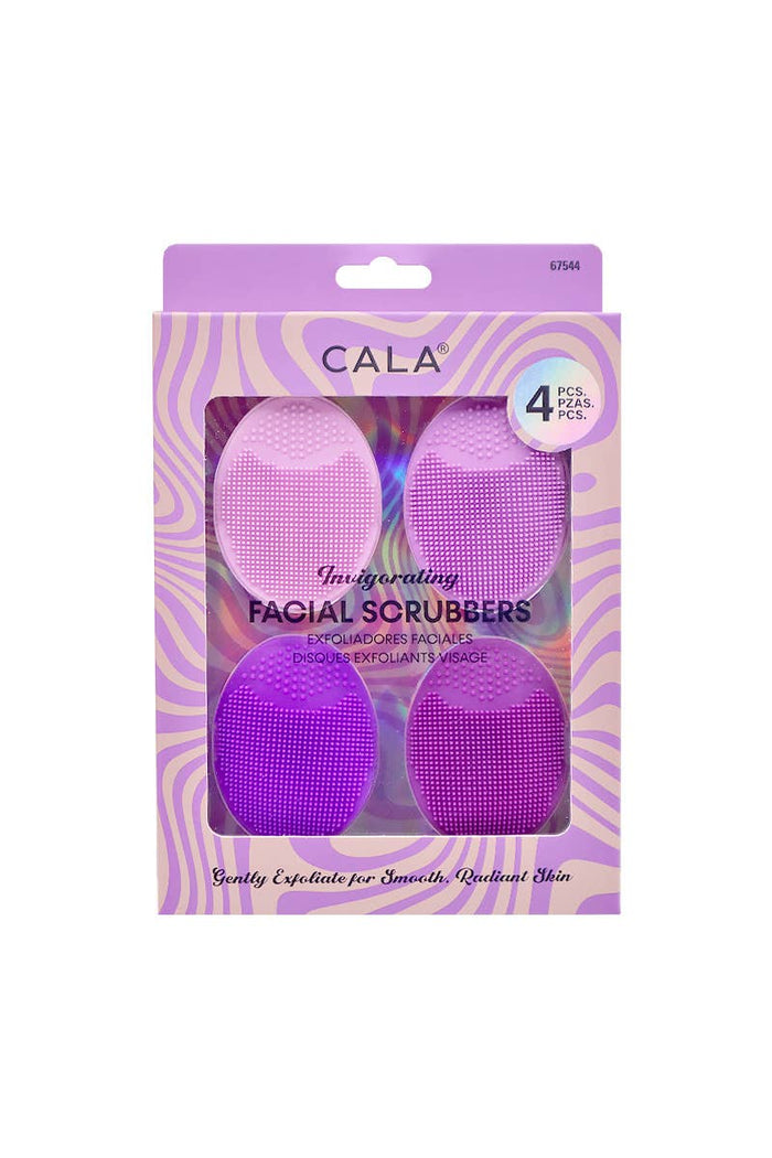 Lavender 4pc Invigorating Facial Scrubbers - Posh West Boutique