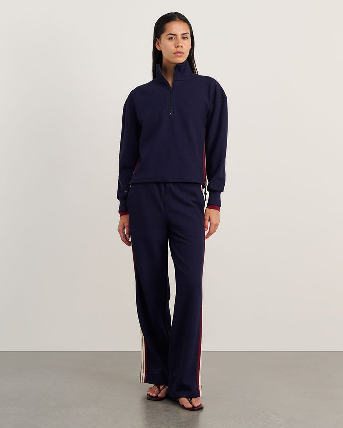 JAG leonie quarter zip navy