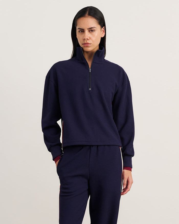 JAG leonie quarter zip navy