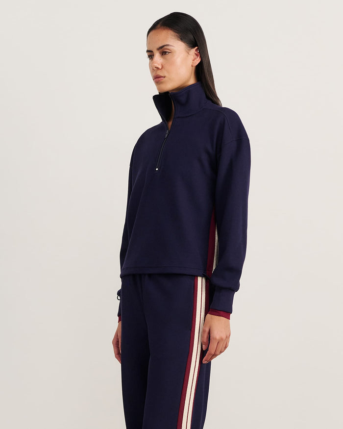JAG leonie quarter zip navy