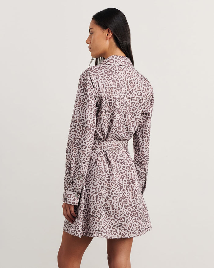 JAG leopard denim dress leopard
