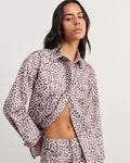 JAG leopard denim shirt leopard