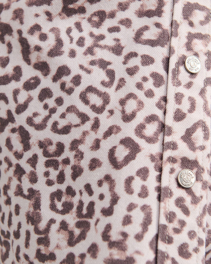 JAG leopard denim shirt leopard