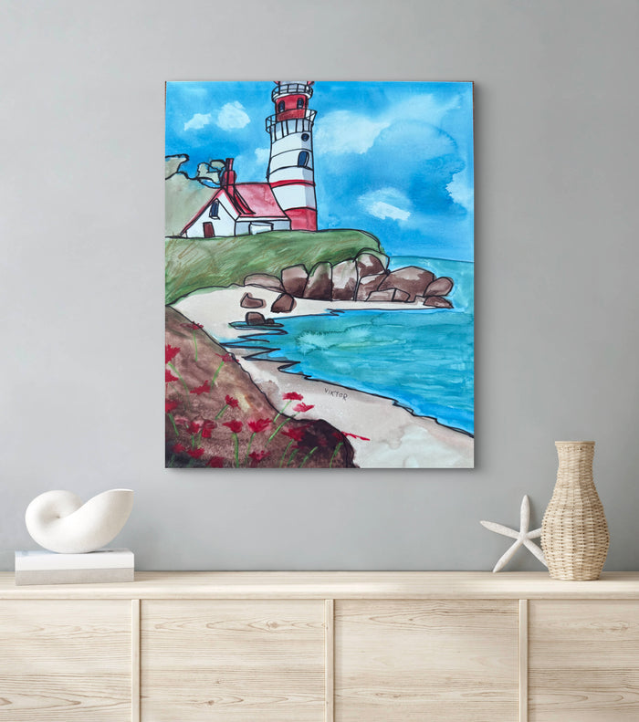 Lighthouse I - Art Prints - Vichy's Art