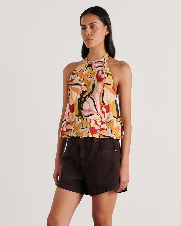 Lila Halter Top