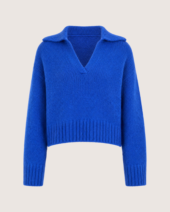 Lily Collared Knit