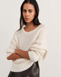 JAG lily scoop knit milk
