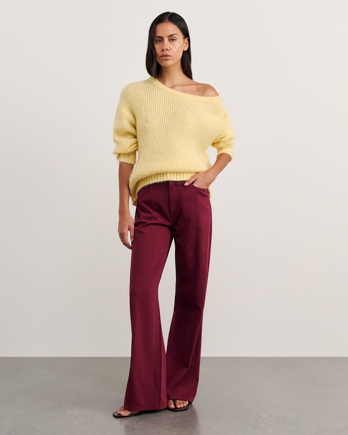 JAG lily scoop knit sunshine