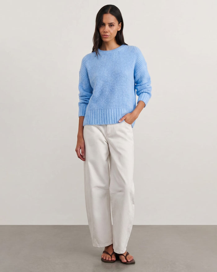 JAG lily scoop knit belleblue