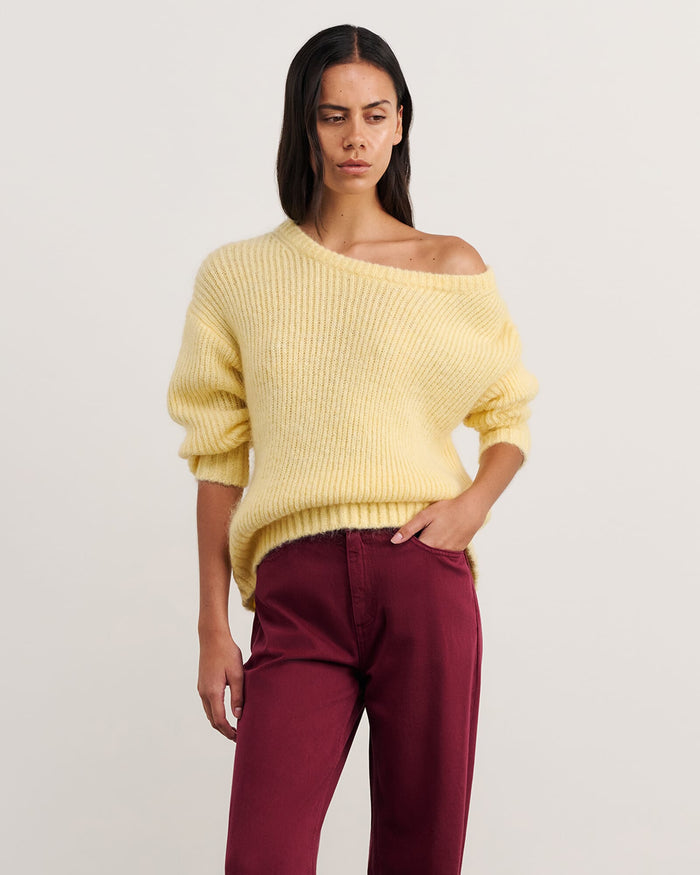 JAG lily scoop knit sunshine
