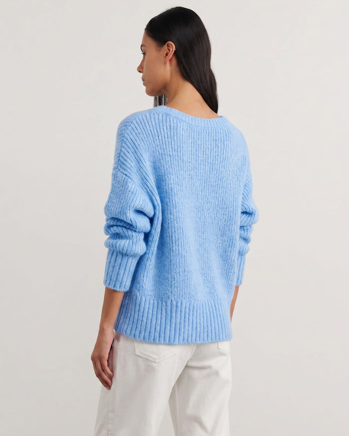JAG lily scoop knit belleblue