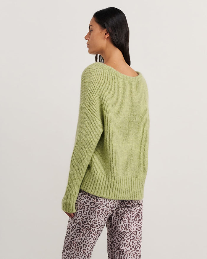 JAG lily scoop knit sage