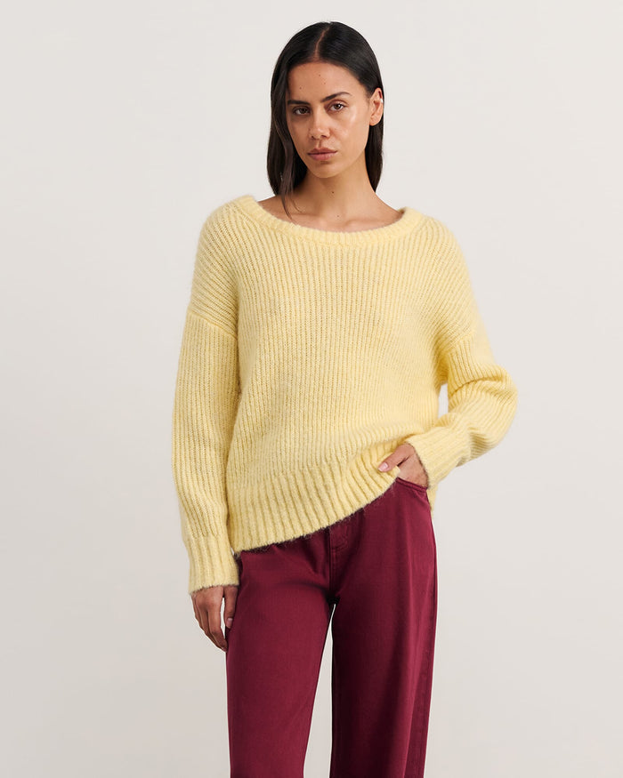 JAG lily scoop knit sunshine