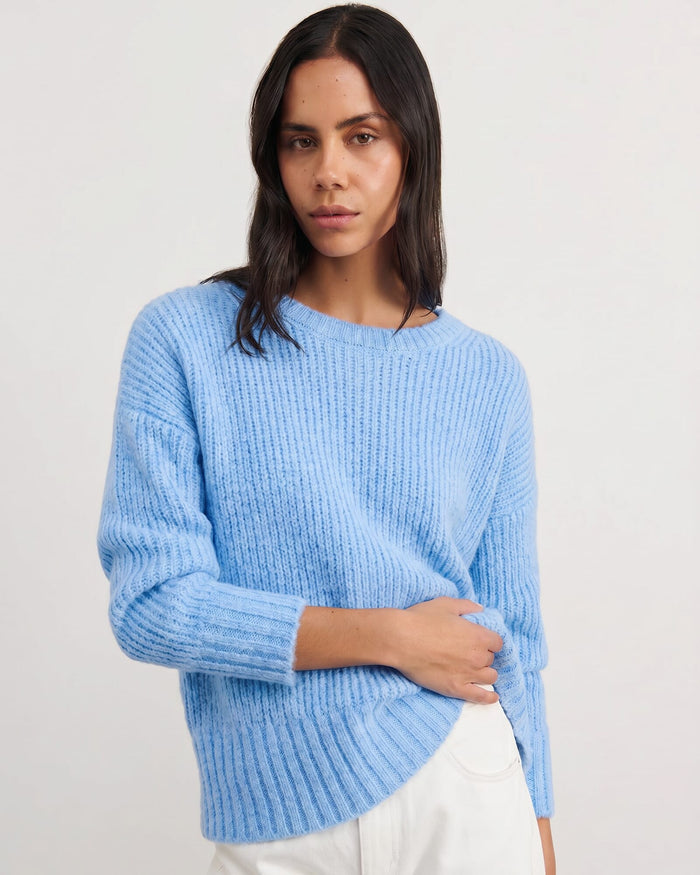 JAG lily scoop knit belleblue