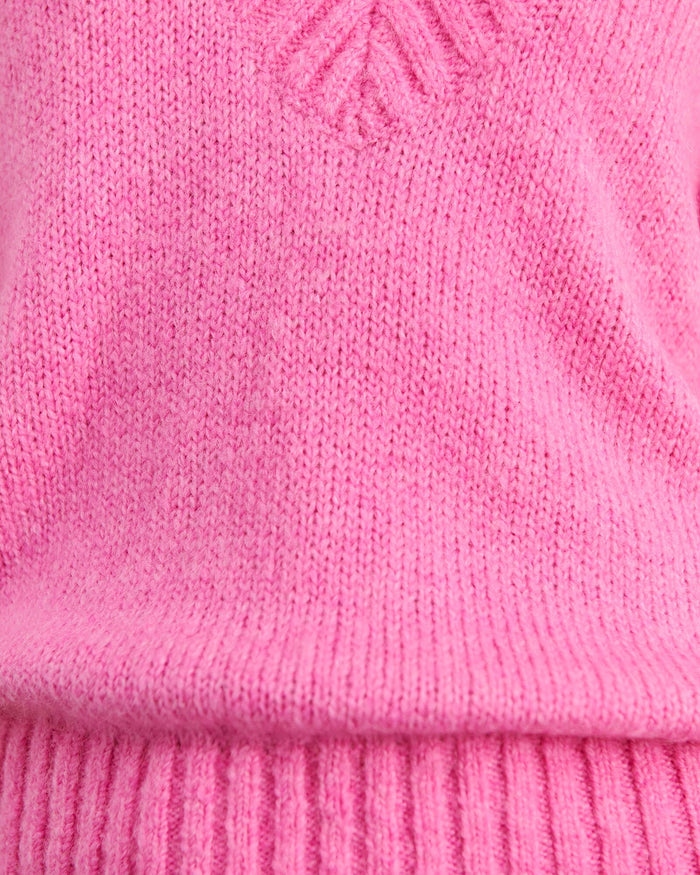 JAG lily v neck knit peony