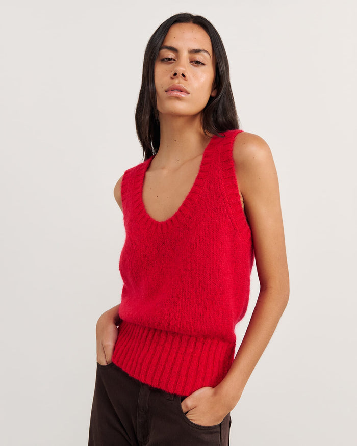 JAG lily vest brightred