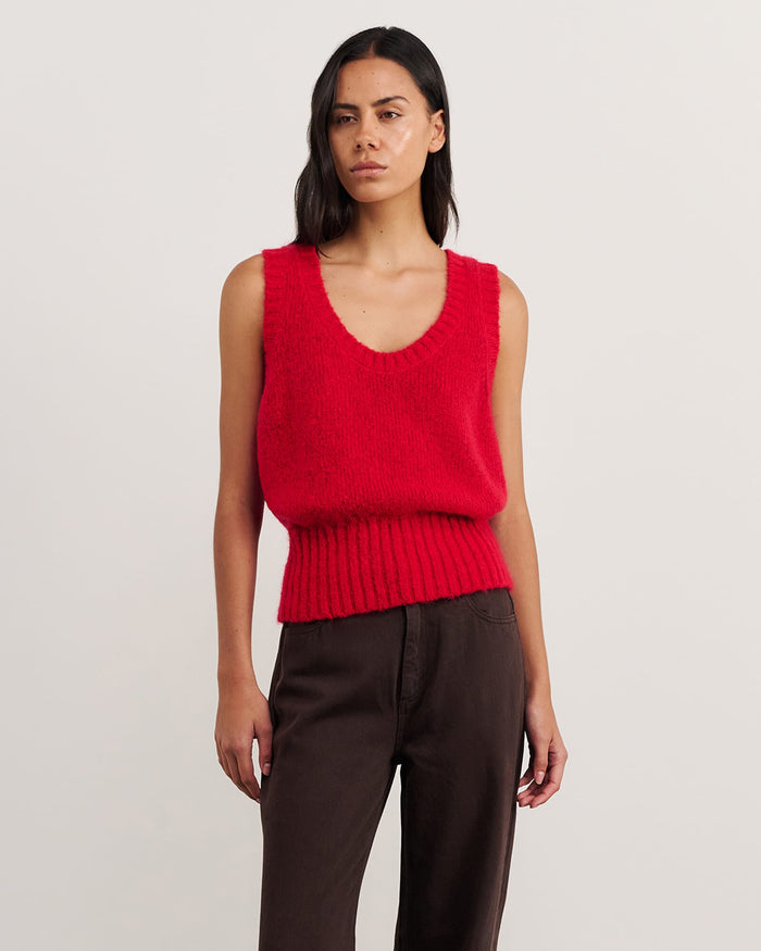 JAG lily vest brightred