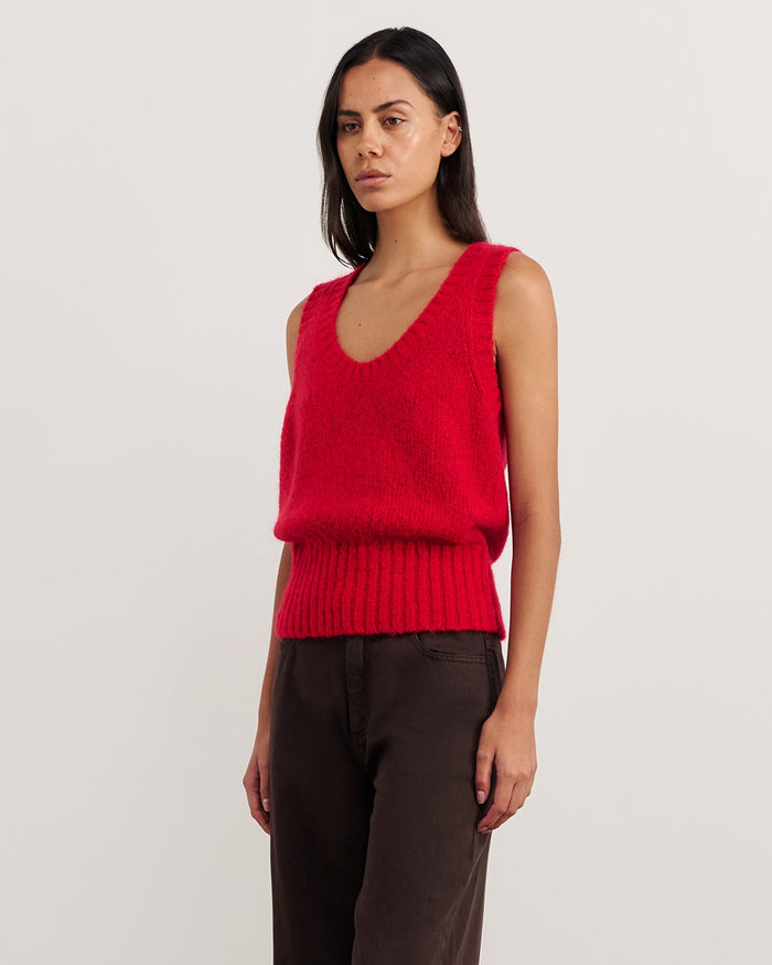 JAG lily vest brightred